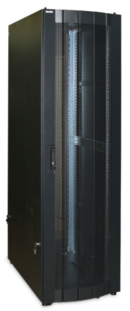 Шкаф напольный Hyperline 19", 47U TSA-4762-GD-RAL9004