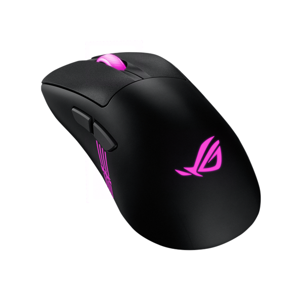 Фото ASUS ROG KERIS II ORIGIN, 54g, Wired, 2.4GHz RF, Bluetooth 5.1, 42K DPI sensor, 5 Programmable Buttons, Black
