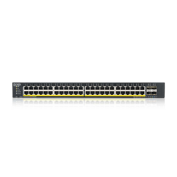 Smart L3 Lite PoE+ Zyxel NebulaFlex XGS1935-52HP, rack 19", 48xGE PoE+, 4xSFP+, бюджет PoE 375 Вт