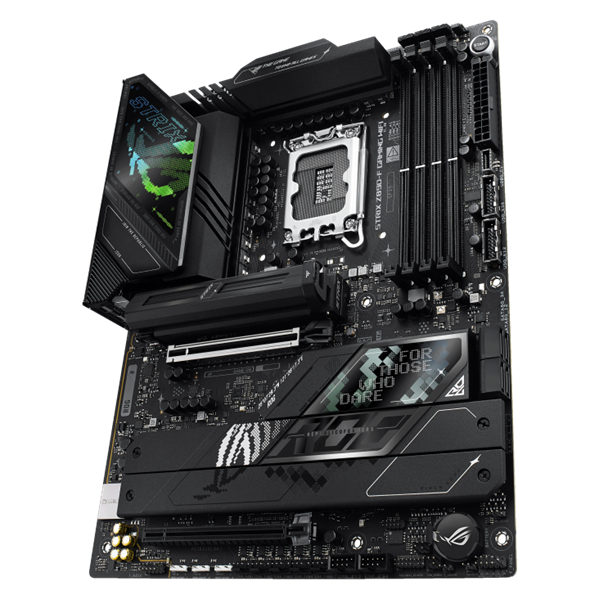 Фото ASUS ROG STRIX Z890-F GAMING WIFI, LGA1851, Z890, 4*DDR5, 4*SATA, 5*M.2, 8*USB 3.2, 2*Type-C, 2*PCIx16, 2*Thunderbolt™ 4, HDMI+DP, ATX; 90MB1I40-M0EAY0