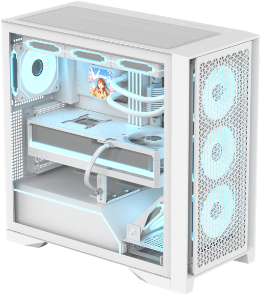 Фото Formula V Line Air Power G8 White, ATX, Dual Front Panels, TYPE-C*1, USB3.0*1