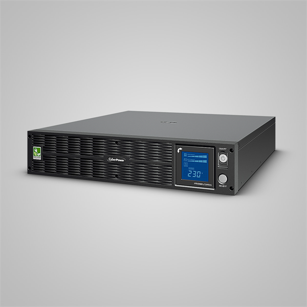 CyberPower PR3000ELCDRT2U Line-Interactive 3000VA/2700W USB/RS-232/Dry/EPO/SNMPslot/RJ11/45/EBM (9 IEC С13, 1 IEC C19) EOL