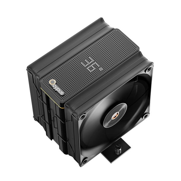 Фото Ocypus Iota A40 BK Dual Fan, 2x120mm FAN, Display Panel, 4 HEAT PIPES, 4-PIN PWM, 500-2000 RPM, 29DBA, FDB, LGA115X/1200/1700/18XX, AM4/AM5