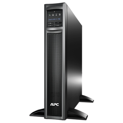 APC Smart-UPS X 750VA/600W, Tower/RM 2U, Ext. Runtime, Line-Interactive, LCD, Out: 220-240V 8xC13 (1-gr. switched) , SmartSlot, USB, COM, EPO, HS User Replaceable Bat, Black, 1 year warranty (REP: SUA