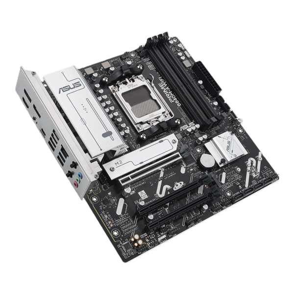 Фото ASUS PRIME B840M-A WIFI, AM5, B840, 4*DDR5, 4*SATA, 3*M.2, 2*USB 3.2, 4*USB 2.0, Type-C, 4*PCIx16, 2* DP+HDMI, mATX; 90MB1J20-M0EAY0