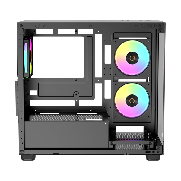 Фото Ocypus Gamma C52 BK ARGB, MATX, USB3.0*1+USB2.0*2, SIDE 2x120mm ARGB, REAR 1x120mm ARGB