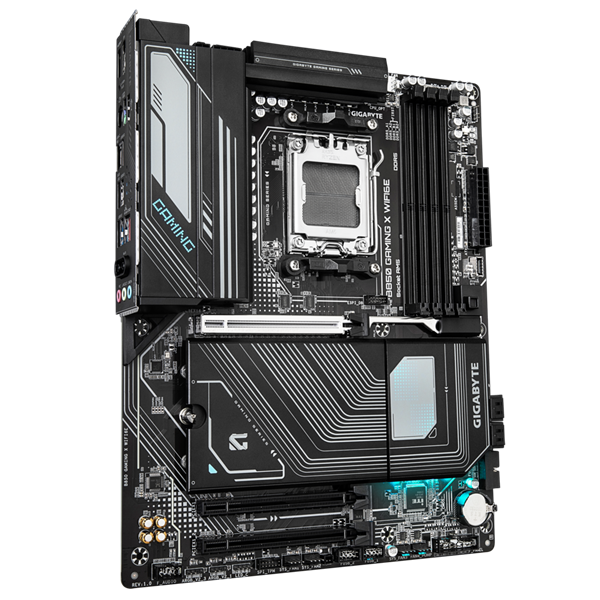 Фото GIGABYTE B850 GAMING X WIFI6E, AM5, B850, 4*DDR5, 4*SATA, 2*M.2, 2*USB 3.2, 4*USB 2.0, Type-C, 2*PCIx16, 2*DP+HDMI, ATX