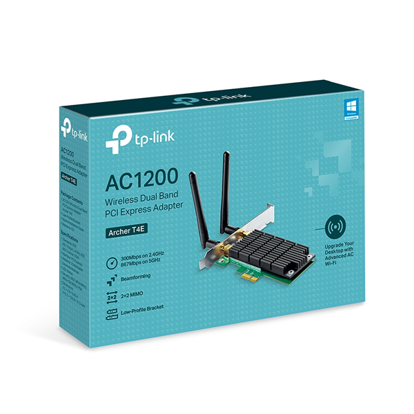 Фото Tp-Link Archer T4E, AC1200 Dual Band Wi-Fi PCI Express Adapter