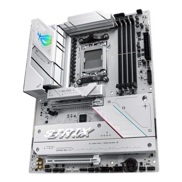 Фото ASUS ROG STRIX B850-A GAMING WIFI, AM5, B850, 4*DDR5, 2*SATA, 4*M.2, 6*USB 3.2, 2*USB 2.0, Type-C, 2*PCIx16, 1*PCIx1, DP+HDMI, ATX; 90MB1J50-M0EAY0