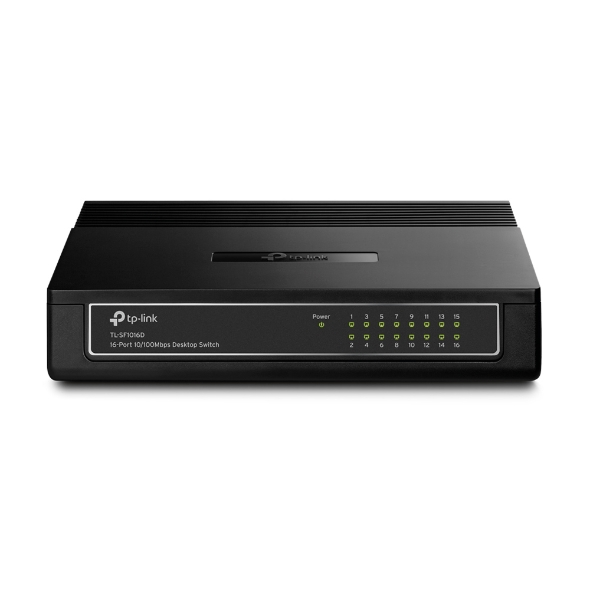 TP-Link TL-SF1016D, 16-Port 10/100 Mbps Desktop Switch