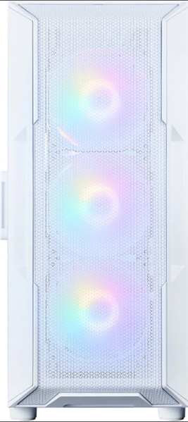 Фото ZALMAN i3 NEO V2, ATX, WHITE, FRONT MESH, WINDOW, 2xCombo (3.5" or 2.5"), 1x2.5", 1xUSB Type C, 1xUSB3.0, FRONT 3x120mm FRGB, REAR 1x120mm FRGB