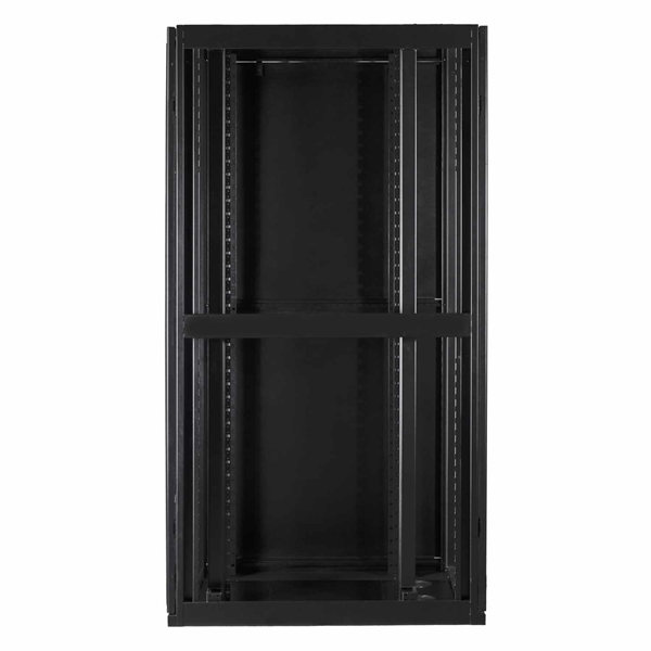Фото SMARTWATT Серверный шкаф Rack S-Series 42U 800x1070мм, двери с перфорацией, боковые панели 4шт и ролики в комплекте, черный (4512020620017)