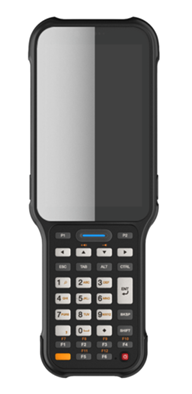 Bluebird EK430 GUN Long Range; Qualcomm, Android 10, GMS, WWAN, 4.3", 4GB, 32GB, SE4850, 5MP, 13MP, Hot Swap, 6800mAh Battery, NFC, 1 Nano SIM, Micro SD, IP65, 34 w/ F-Keys, USB-C, Trigger Handle, RUB