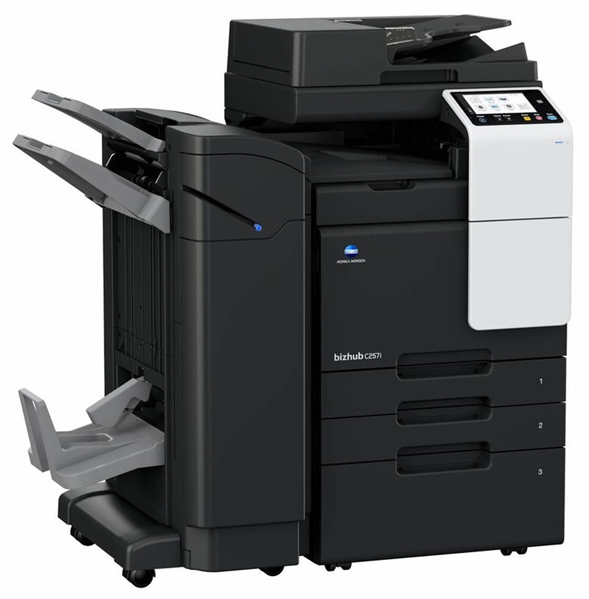 Фото Konica Minolta bizhub C257i (МФУ, A3, 25 стр/мин, без крышки и ADF, без тумбы, без картриджей, запуск АСЦ платно) (Продажа комплектом с автоподатчиком и тумбой)