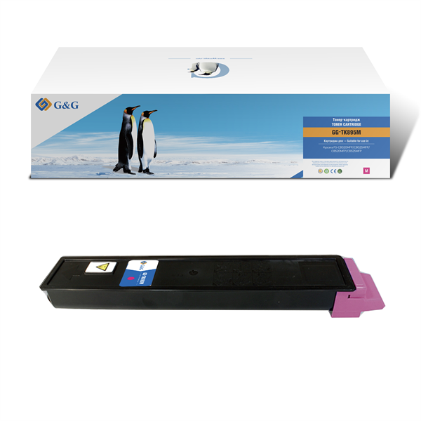 Тонер-картридж G&G GG-TK895M пурпурный (6000стр.) для Kyocera Mita FS C8020/C8020MFP/C8025/C8025MFP/C8520/C8520MFP/C8525/C8525MFP