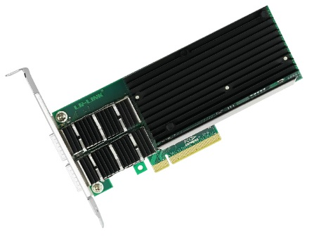 Фото LR-Link NIC PCIe 3.0 x8, 2x40G QSFP+, Intel XL710-QDA2 chipset