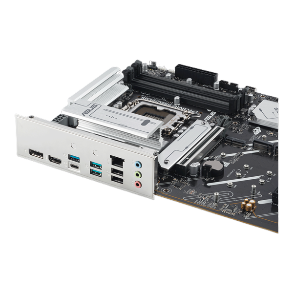 Фото ASUS PRIME B860-PLUS-CSM, LGA1851, B860, 4*DDR5, 4*SATA, 2*M.2, 3*USB 3.2, 4*USB 2.0, Type-C, 5*PCIx16, DP+HDMI, ATX; 90MB1KA0-M0EAYC