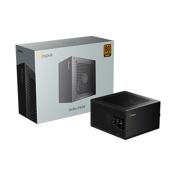 Фото Ocypus Delta P650, 650W, APFC, 80+ Bronze, ATX 3.1, 120mm Fan (P650-BF)