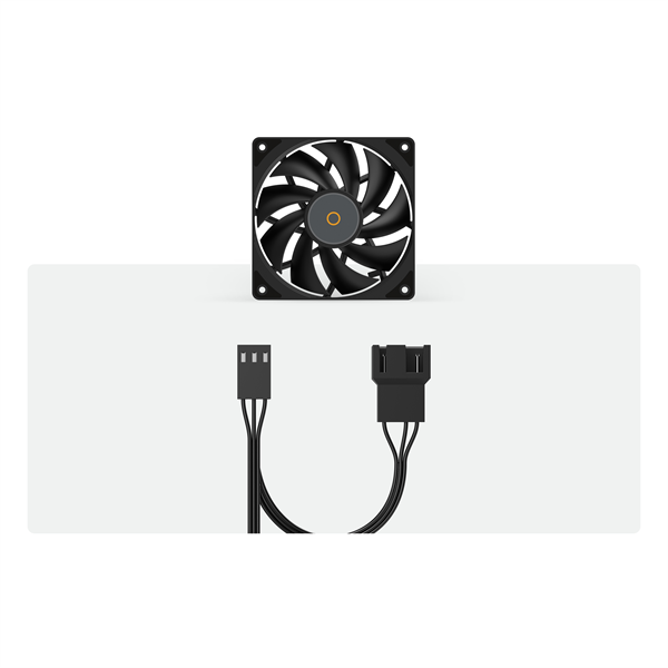 Фото Ocypus Gamma F12 BK, 120x120x25mm, 3-PIN, 1300 RPM, 24.5 DBA MAX, HYDRO BEARING