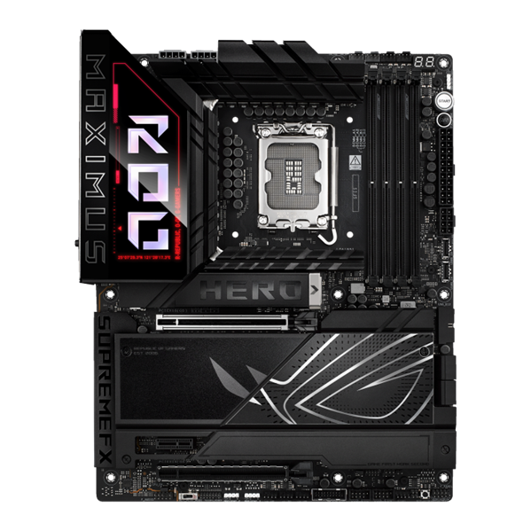 ASUS ROG MAXIMUS Z890 HERO, LGA1851, Z890, 4*DDR5, 4*SATA, 6*M.2, 8*USB 3.2, Type-C, 2*PCIx16, 1*PCIx1, 2*Thunderbolt™ 4, HDM, ATX; 90MB1ID0-M0EAY0