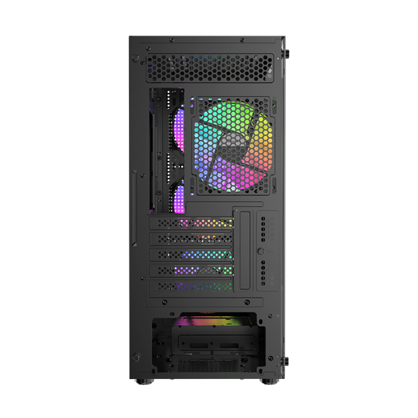 Фото Ocypus Gamma C50 BK ARGB, MATX, USB3.0*1+USB2.0*2, FRONT 3x120mm ARGB, REAR 1x120mm ARGB