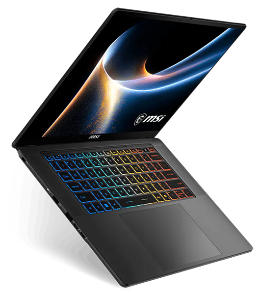 Фото MSI Stealth 16 AI+ B3WH Core 9 386H 16" 16:10 QHD+ (2560 x 1600) OLED, 240hz,DDR5 32GB (16GB*2),1TB SSD,NV RTX 5070 Ti (GDDR7 12GB),99Whr,2.1kg,2y,Win11Home,Black