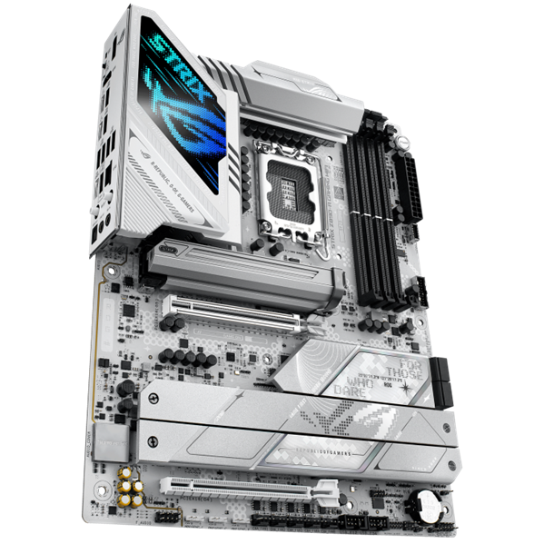 Фото ASUS ROG STRIX Z890-A GAMING WIFI, LGA1851, Z890, 4*DDR5, 4*SATA, 5*M.2, 7*USB 3.2, Type-C, 2*PCIx16, 2*Thunderbolt™ 4, HDMI+DP, ATX; 90MB1I90-M0EAY0