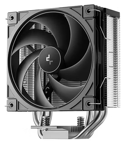 Фото DEEPCOOL AG400 G2 LGA1851/1700/AM5/AM4 (18шт/кор, TDP 220W, PWM, Fan 120mm, 4 тепл. трубки, черный) RET (R-AG400-BKNPMG2-G)