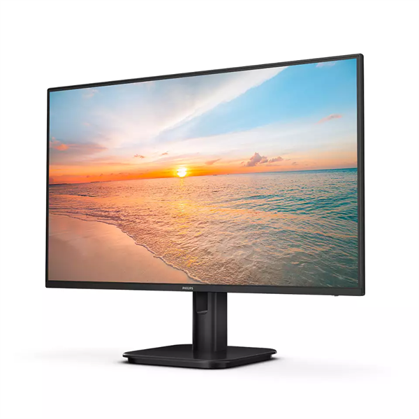 Фото 23,8" Philips 24E1N1100A 1920x1080, WLED, 16:9, IPS, 300cd, 1500:1, MID, 4ms, 178/178, VGA, HDMI, 120Hz, Speakers, Tilt, Inter, VESA, Black, 3y