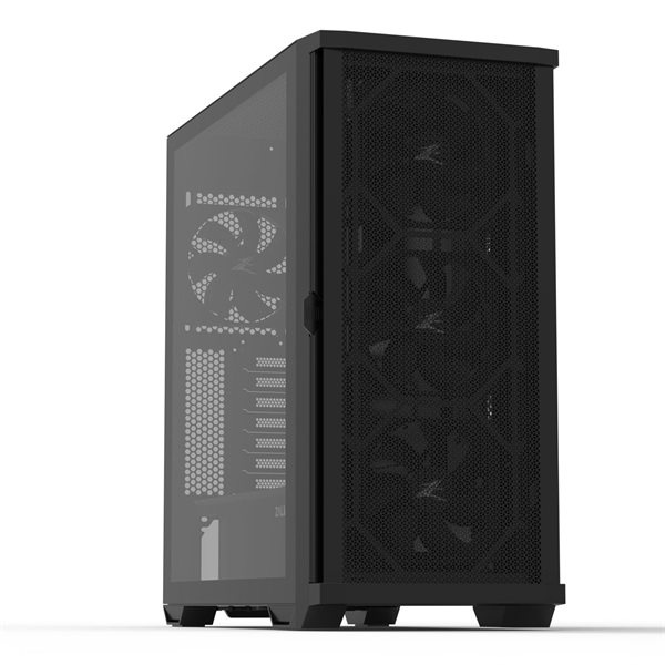 Фото ZALMAN Z10, ATX, BLACK, WINDOW, 2x3.5", 2x2.5", 2xUSB3.0, 1xUSB 3.1 Type-C, FRONT 3x140mm, REAR 1x120mm