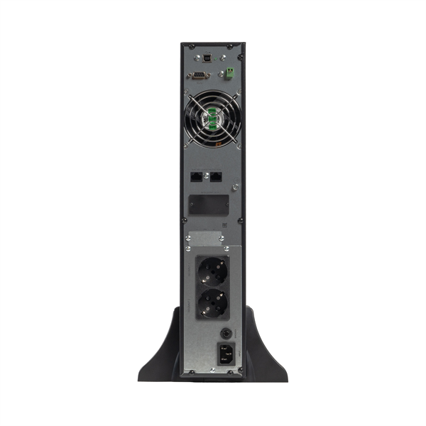 Фото (8762) SKAT-UPS 1000-RACK-ON P3 - ИБП 1000 Вт, On-Line, синус, внешн. АКБ 24В, 2хSchuko