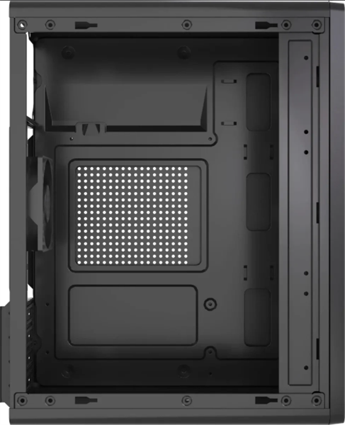 Фото Accord ACC-M258-01B black w/o PSU mATX 1x80mm 2xUSB2.0 audio