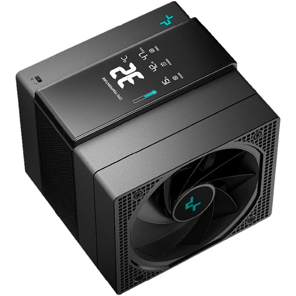 Фото DEEPCOOL ASSASSIN IV VC VISION LGA20XX/1700/1200/115X/AM5/AM4 (6шт/кор,TDP 300W, PWM, DUAL FAN 140mm + 120mm, DUAL Heatsink, 7 Heatpipe, Copper Base) RET (R-ASN4-BKNVMD-G)