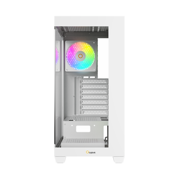 Ocypus Gamma C72 WH ARGB, ATX, USB3.0*1+USB2.0*2, SIDE 3x120mm ARGB, REAR 1x120mm ARGB