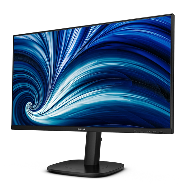 Фото 23,8" Philips 24B2U3301 1920x1080 WLED 16:9 IPS 300cd, 1500:1, 4ms, 50M:1, 178°/178°, HDMI, DP, USB Hub: 4*USB3.2, USB-C(90W), RJ45, Speak, 120Hz, Tilt, Height, Swivel, Pivot, Internal, VESA, Black,3y