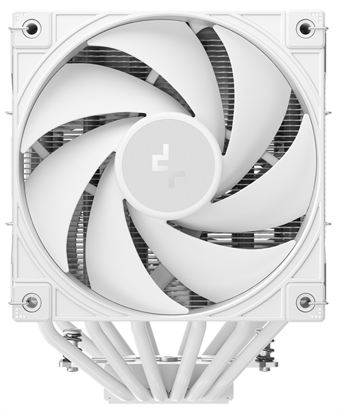 Фото DEEPCOOL AK620 G2 WH LGA1851/1700/1200/115X/AM5/AM4 (8шт/кор, TDP 260W, PWM, DUAL Fan 120mm, 6 тепл. трубок, Copper Base, Wood-grain top cover, белый) RET (R-AK620G2-WHNNMN-GJD)