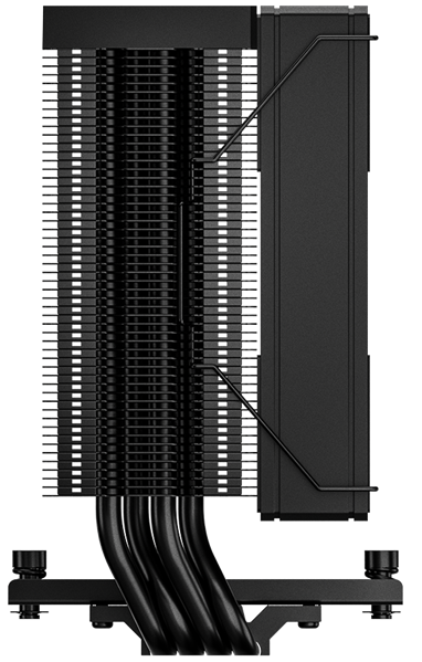 Фото ID-COOLING FROZN A410 TD LGA1851/1700/1200/115X/AM5/AM4 (10шт/кор, TDP 220W, PWM, 4 тепл.трубки прямого контакта, FAN 120mm, черный) RET