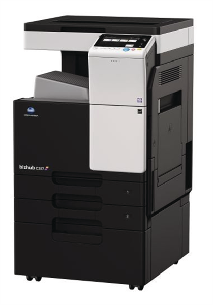Konica Minolta bizhub 287 (МФУ, A3, 28 стр./мин, без крышки и ADF, без тумбы, без картриджей, без кабеля питания, запуск АСЦ платно) Добавить A7V7WY2 и 9967004020