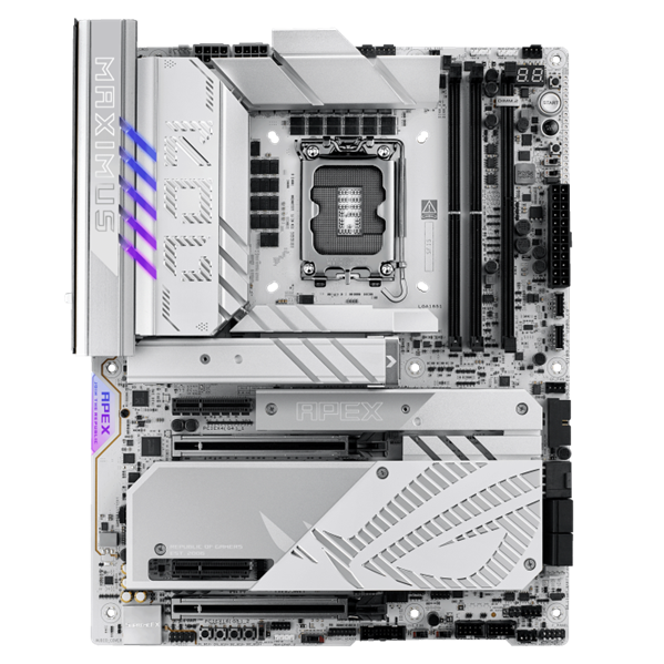 ASUS ROG MAXIMUS Z890 APEX, LGA1851, Z890, 2*DDR5, 4*SATA, 6*M.2, 8*USB 3.2, Type-C, 2*PCIx16, 2*PCIx4, 2*Thunderbolt™ 4, ATX; 90MB1IP0-M0EAY0