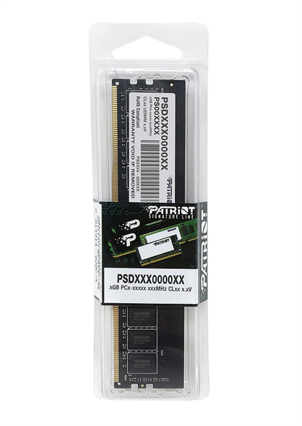 Фото Patriot SL DDR4 DIMM 16GB 3200MHz CL22 1*16GB 22-22-22-52 1.2V (analog PSD416G320081)
