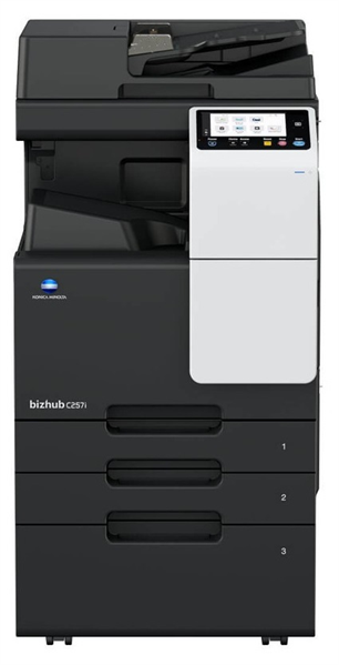 Фото Konica Minolta bizhub C257i (МФУ, A3, 25 стр/мин, без крышки и ADF, без тумбы, без картриджей, запуск АСЦ платно) (Продажа комплектом с автоподатчиком и тумбой)