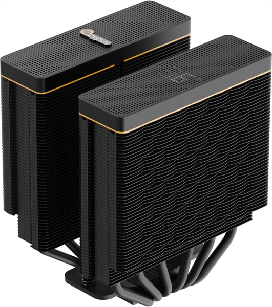 Фото Ocypus Iota A62 BK, 2x120mm FAN, Display Panel, 6 HEAT PIPES, 4-PIN PWM, 500-2000 RPM, 29DBA, FDB, LGA115X/1200/1700/18XX, AM4/AM5
