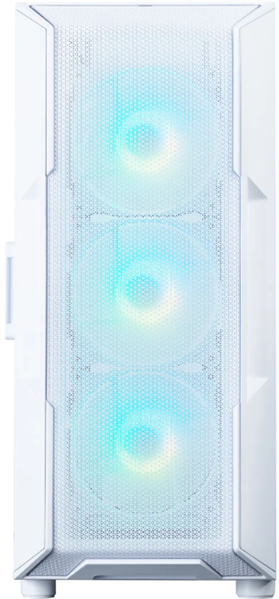 Фото ZALMAN I3 NEO ARGB V2 WHITE, ATX, WHITE, FRONT MESH, WINDOW, 2x3.5", 3x2.5", 1xUSB2.0, 2xUSB3.0, 1xUSB Type-C, FRONT 3x120mm ARGB, REAR 1x120mm ARGB