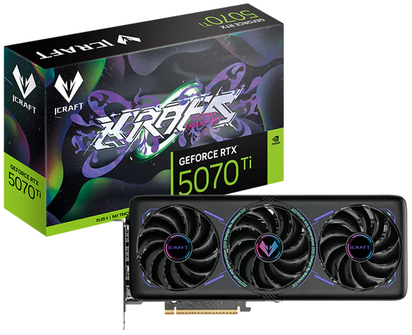 MAXSUN MS-RTX5070Ti iCraft OC16G//RTX5070Ti HDMI, 3*DP, 16G, D7