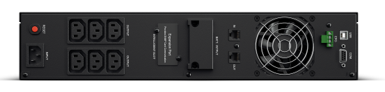 Фото CyberPower OLS1000ERT2U Online 1000VA/900W USB/RS-232/EPO/SNMPslot/RJ11/45/EBM (6 IEC С13)