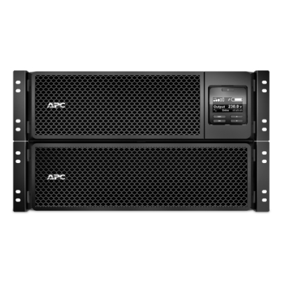 APC Smart-UPS SRT RM, 8000VA/8000W, On-Line, Extended-run, Rack 6U (Tower convertible), Pre-Inst. Web/SNMP, with PC Business, Black, 1 year warranty