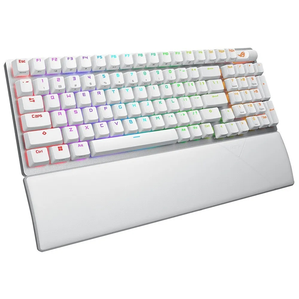 Фото ASUS X901 ROG STRIX SCOPE II 96 WIRELESS, 2.4 GHz RF, Bluetooth, 96%, PBT, RGB, White