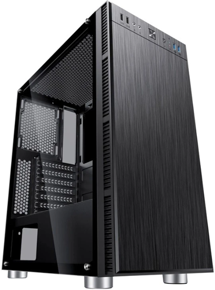 Фото Accord 3407 black w/o PSU ATX 8x120mm 2xUSB2.0 1xUSB3.0 audio bott PSU