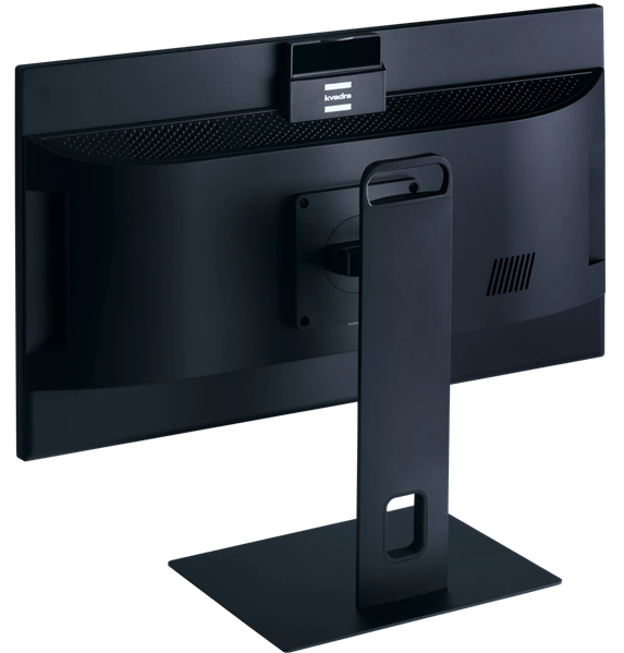 Фото Kvadra A20 NT 23.8" FHD(1920x1080) Core i5-13400, 16GB DDR4 (1x16Gb), SSD 512Gb, noDVD, HD Webcam, WiFi, BT, No Kb no Mouse, Black, noOS , 1Y Wty, МПТ