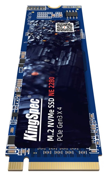 Фото KingSpec SSD 512GB M.2 2280 PCIe 3.0 x4 NVMe R2400/W1700MB/s 3D NAND MTBF 1M 100200/14500 IOPS 250TBW